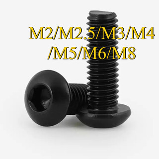 Vit /Ốc Vít  pake đầu tròn inox 304 Đen /Bulong  Đầu Tròn M2 / M2.5 / M3 / M4 / M5 / M6 / M8 * L3-60mm (CZT-YL-VN-w)