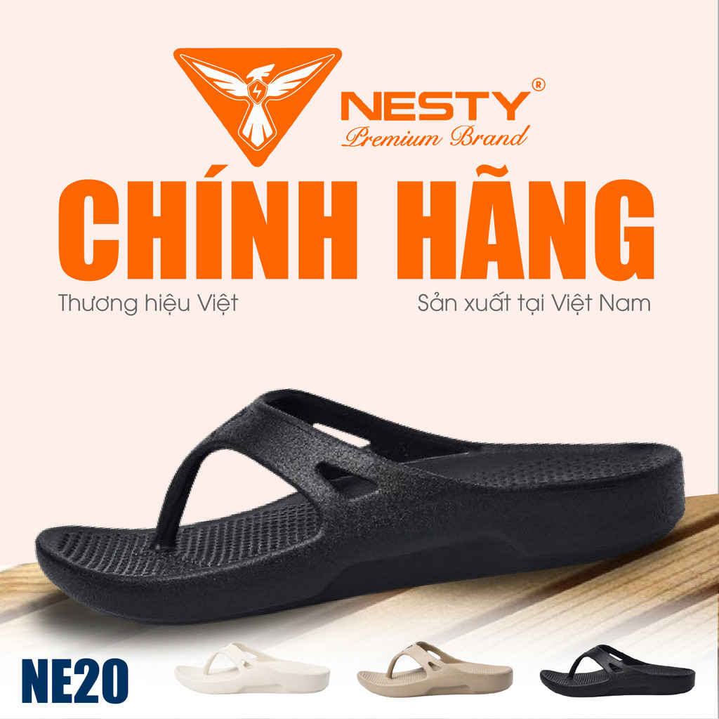 NE20 – Dép Xỏ Ngón Nesty Chính Hãng, Chống Trượt, Mềm Êm