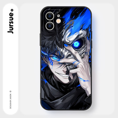 JURSUE Ốp lưng dễ thương đẹp hoạt hình Anime độc lạ ngầu ngộ nghĩnh nam chống sốc chống bẩn mềm cho iPhone 17 16 15 14 13 12 11 PRO MAX SE 2020 X XR XS ip 8 7 Plus kute G10416Q