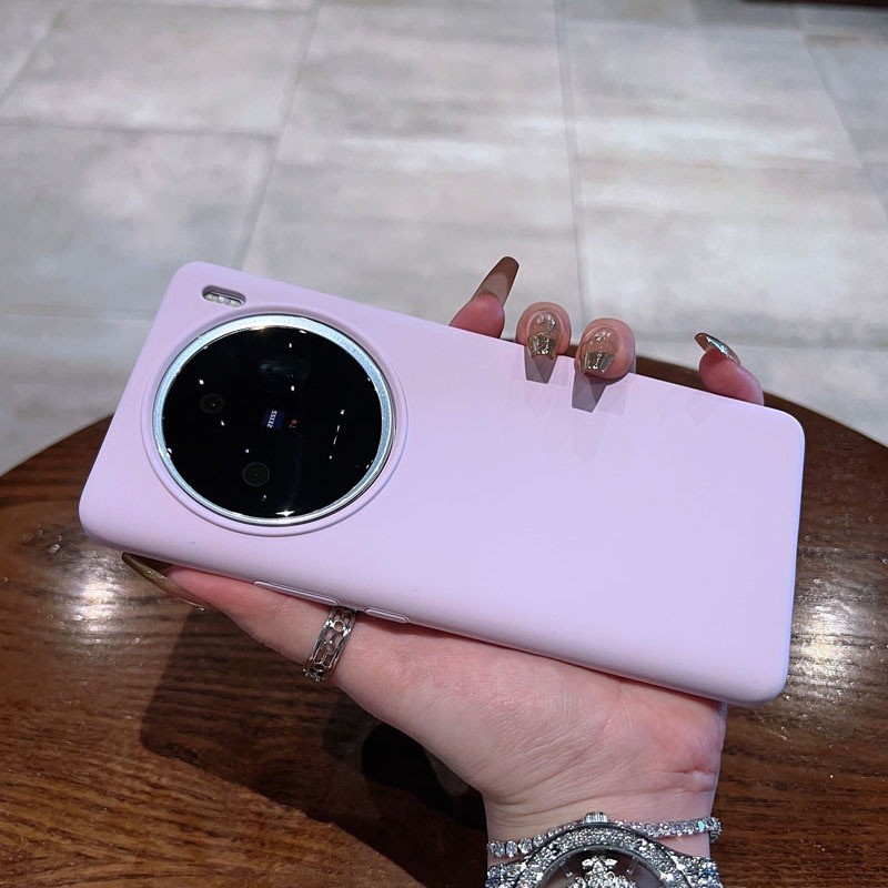 Ốp Điện Thoại Mềm Cao Su Silicon Lỏng Cảm Giác Da Cho Vivo X100 X100S Pro X100Pro X100 Ultra Ốp Lưng