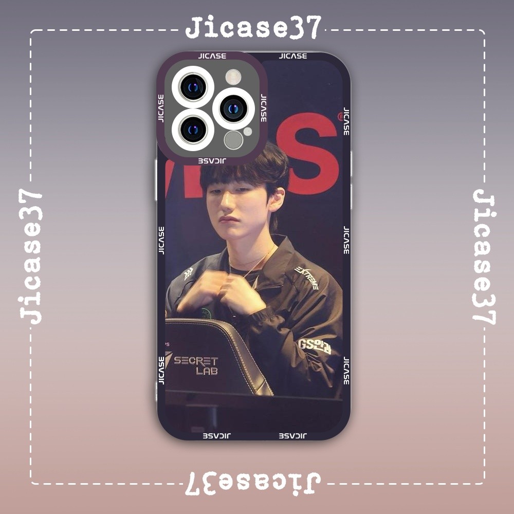 Ốp lưng iPhone Cạnh Vuông Samsung Xiaomi Oppo Tuyển thủ Liên minh huyền thoại HLE Peanut