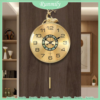 Sang Trọng Vàng Hươu Đầu Đồng Hồ Treo Tường Cho Phòng Khách Im Lặng Đồng Hồ Treo Tường Trang Trí Bắc Âu Lớn Đồng Hồ Treo Tường Đồng Hồ Treo Phòng Ngủ