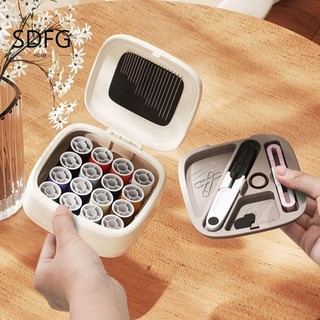 Bộ Hộp May Mini SDFG, Bộ Dụng Cụ May Tay Di Động, Kim May Tay Đa Năng Dây Đo Chỉ Dụng Cụ May Du Lịch