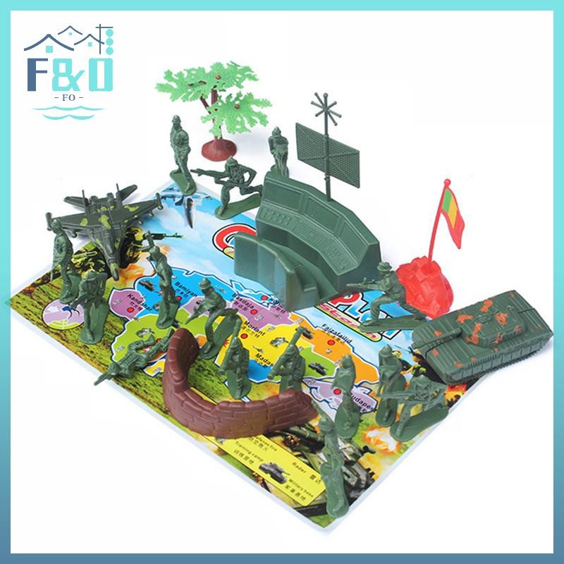 Moon.vn Bộ 21 Mô Hình Đồ Chơi Quân Đội 5cm