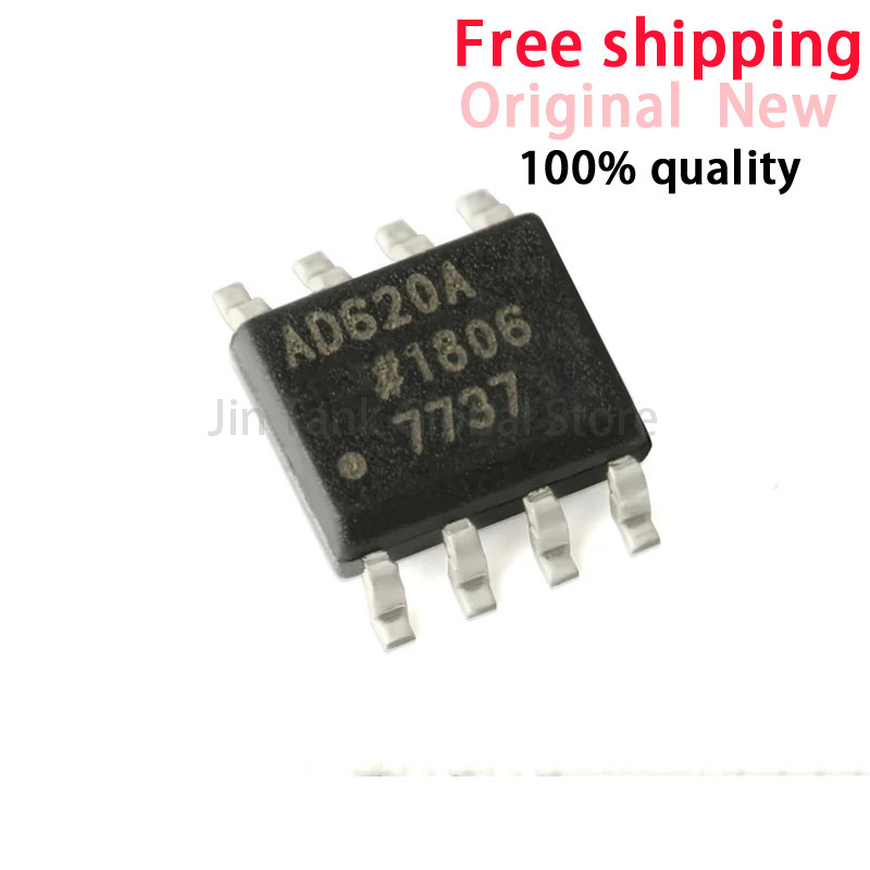 5 chiếc AD620 AD620A AD620AR AD620ARZ SOP-8 Bộ khuếch đại nhạc cụ