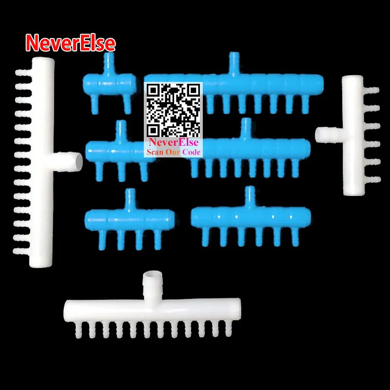 Đường kính 8mm đến 4mm Bể cá cá Bộ chia lưu lượng không khí Van đòn bẩy điều khiển, 2 / 3 / 4 / 6 / 