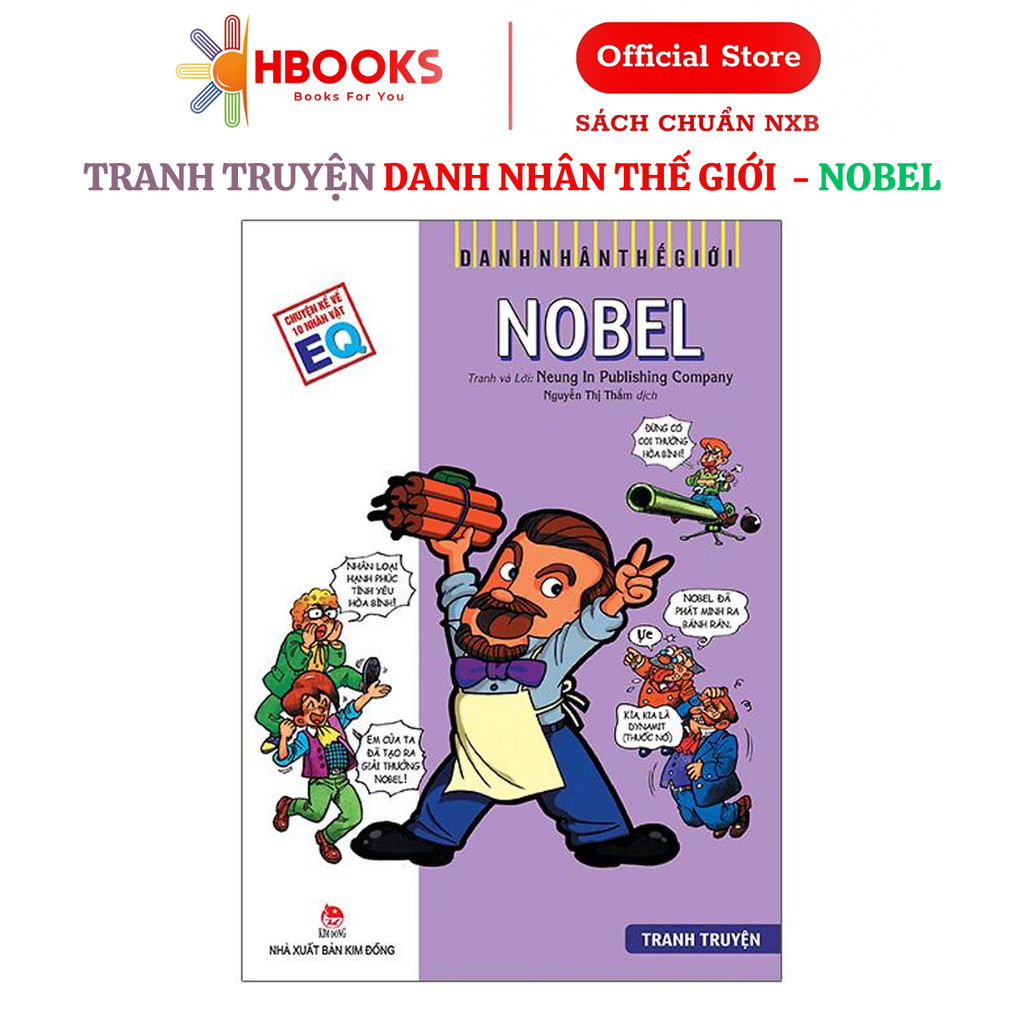 Sách - Danh Nhân Thế Giới: Nobel (Tái Bản 2022)