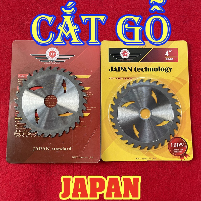 Lưỡi cưa gỗ Nhật Bản 105mm, Đĩa Cắt Gỗ máy cầm tay, Lưỡi hợp kim cắt gỗ dán, Đĩa Cưa Gỗ ép