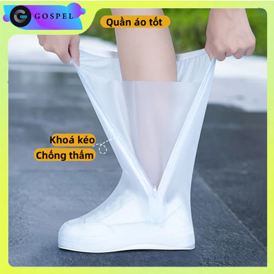 Giày mưa silicone chất lượng cao | Chống trượt | Sole không thấm nước | Tái sử dụng nhiều lần