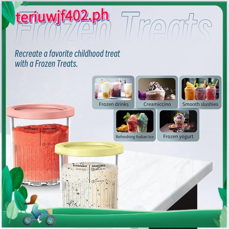 Dành cho Creami Deluxe 11-In-1 XL Family Size NC500 / NC501 Pints 24 Oz - Máy rửa chén an toàn, khôn