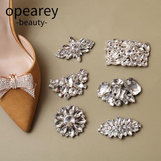 Opearey 1 Kẹp Sáng Bóng Nữ Cô Dâu Cao Gót Charm Khóa