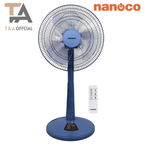 Quạt lửng Nanoco NLF1624RC-BL/NLF1624RC-BE 47W Remote