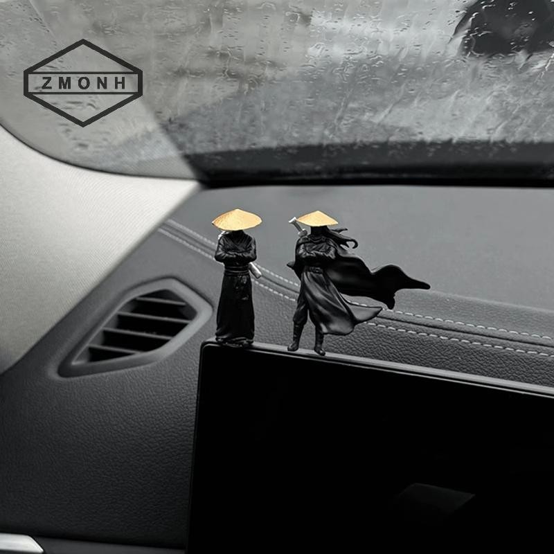 Zmonh Cool Chinese Kung Fu Swordsman Hình Bàn Cát Bố Trí Đồ Dùng Cảnh Quan Mini Trang Trí Bàn Làm Vi