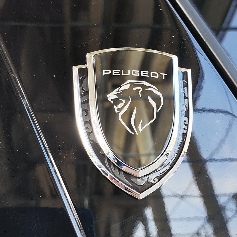 Peugeot Mới Peugeot Miếng Dán Xe Hơi 308 3008 301 5008 408 508 Sửa Đổi Kim Loại Xe Logo Đuôi Xe Logo