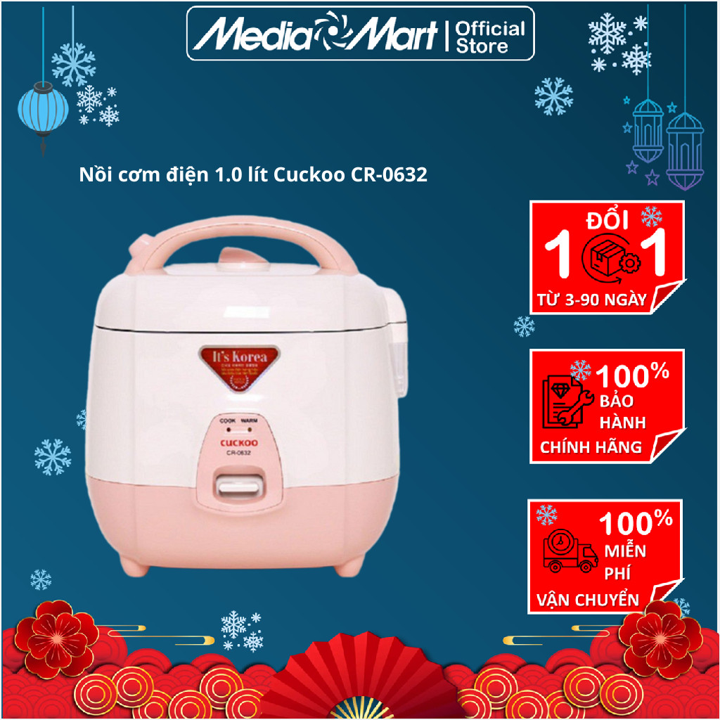 Nồi cơm điện 1.0 lít Cuckoo CR-0632
