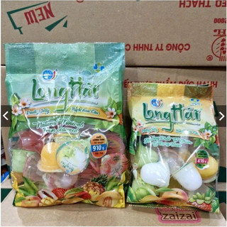  THÙNG 9 Túi   1KG  Thạch Rau Câu Long Hải Vị Trái Cây Tổng Hợp Thơm Ngon Date MỚI 