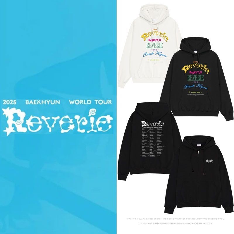 Áo hoodie độc quyền EXO Baekhyun World Tour Concert Reverie - Phong cách thời thượng