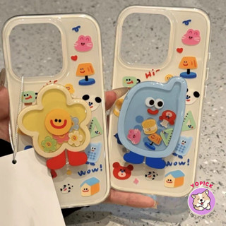 Ốp Điện Thoại Họa Tiết Graffiti Vẽ Tay Cho IPhone 11 12Pro 13 14Plus 15Pro Max 16Plus 16Pro XR XS Max 7 8Plus Có Dây Treo Lò Xo Cô Gái Vỏ Điện Thoại BB