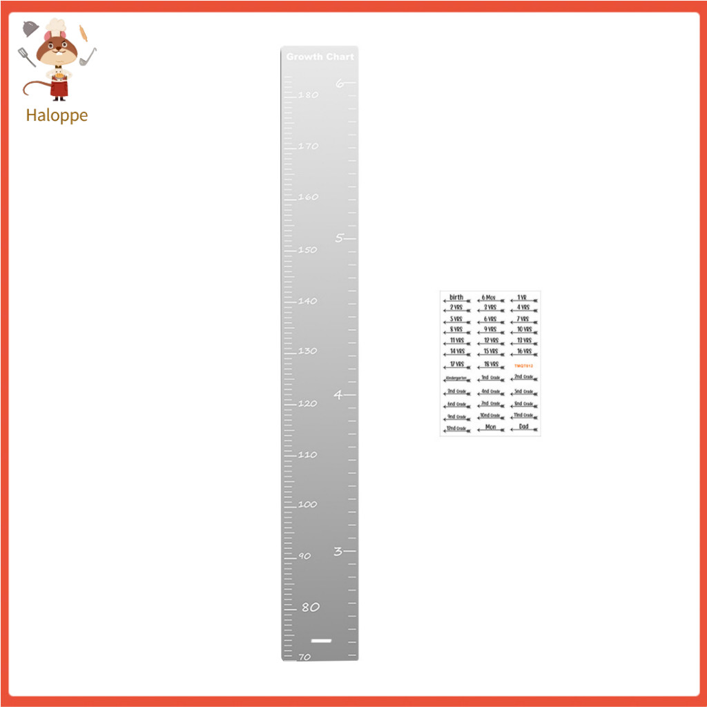 Haloppe Trẻ Em Công Cụ Theo Dõi Chiều Cao Trẻ Em Biểu Đồ Đo Chiều Cao Trẻ Em Biểu Đồ Tăng Trưởng Gươ
