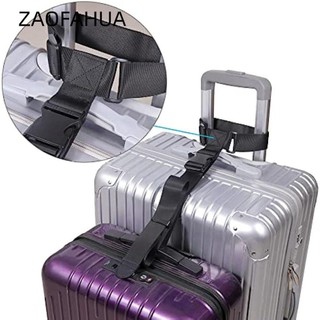 Dây đeo hành lý ZAOFAHUA, Dây đóng gói hành lý có thể điều chỉnh chống thất lạc, Kết nối ba hành lý của bạn với nhau Dây buộc cố định Dây đai hành lý Phụ kiện du lịch