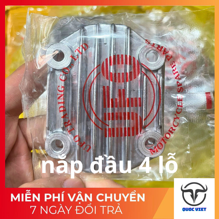 Nắp 4 lỗ đầu bò dream, wave, super dream