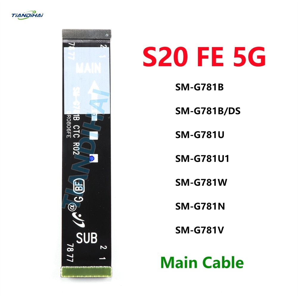 Dành Cho Samsung Galaxy S20 FE 5G G781B G781U G781 Chính SUB Cáp Sạc Ban Kết Nối USB Bo Mạch Chủ Cáp