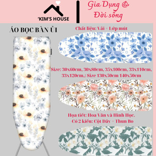 Vỏ Bọc Bàn Ủi Quần Áo Bằng Cotton Dày Chịu Nhiệt Cao, Áo Bọc Bàn ỦI Có Mút, Bọc Bàn Ủi Chống Nóng