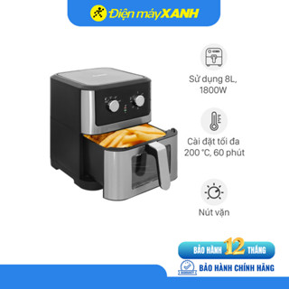 Nồi chiên không dầu Rapido RAF-8.0M 8 lít