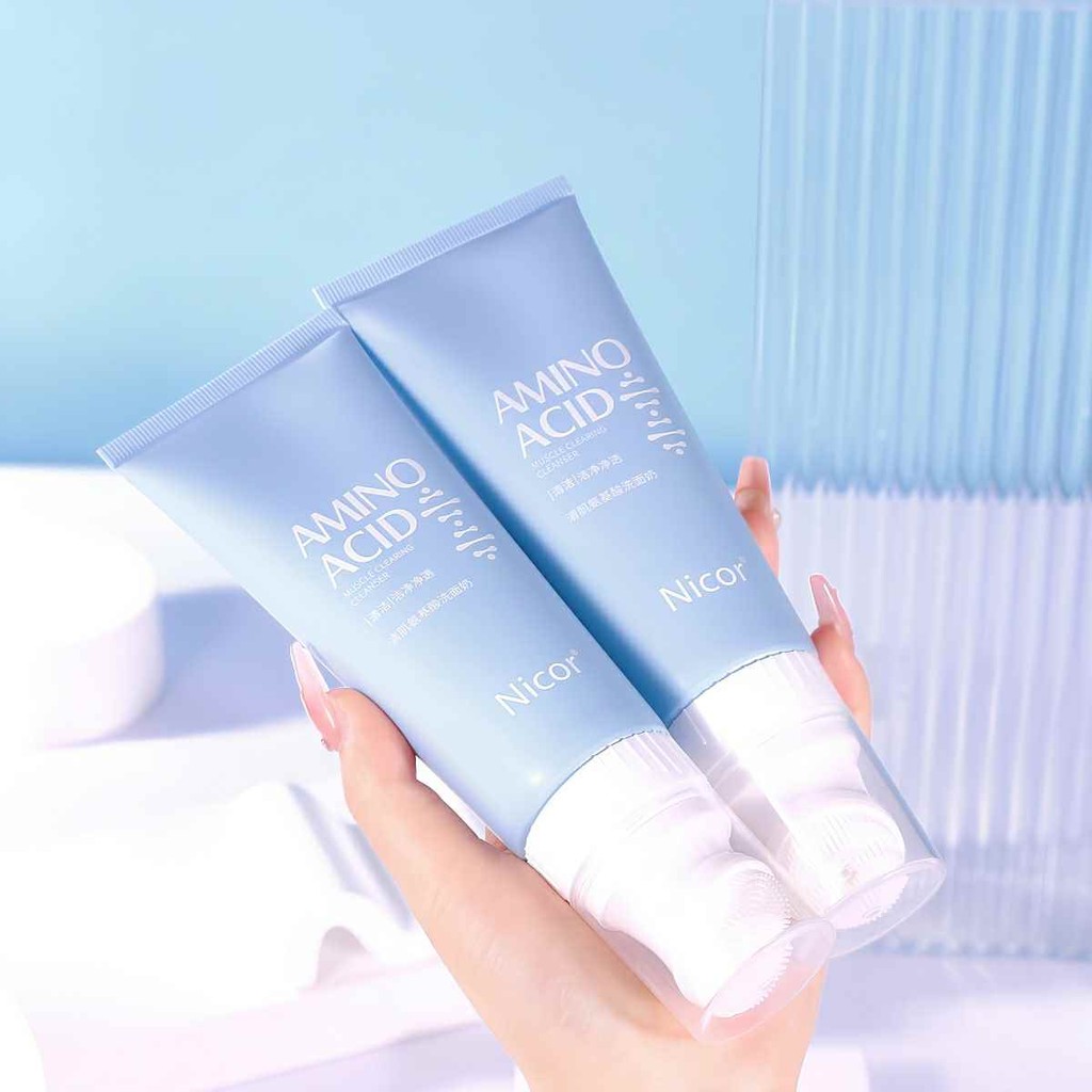 Sữa Rửa Mặt NICOR Amino Acid Dưỡng Ẩm 120ml Cho Nam Nữ
