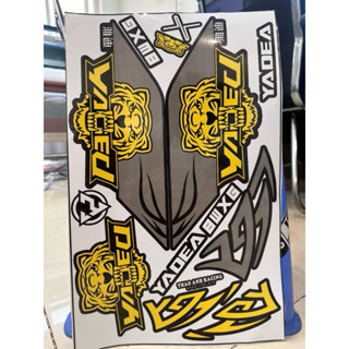 Tem hổ yadea Chuẩn Trung dán xe xmen độ chất liệu xịn 3 lớp 1 năm không bong tróc bay màu