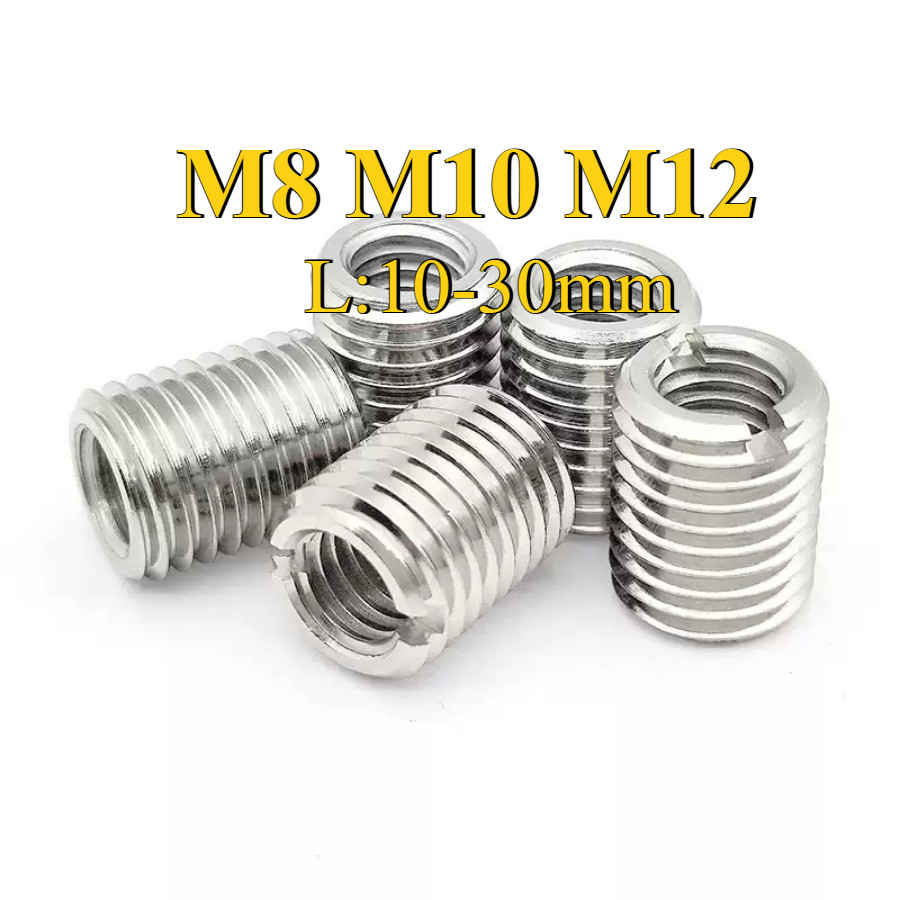 Ren cấy ốc ，Quy lô cấy chân ren các loại inox 304，nối ren trong ren ngoài M8 / M10 / M12 (DM1)