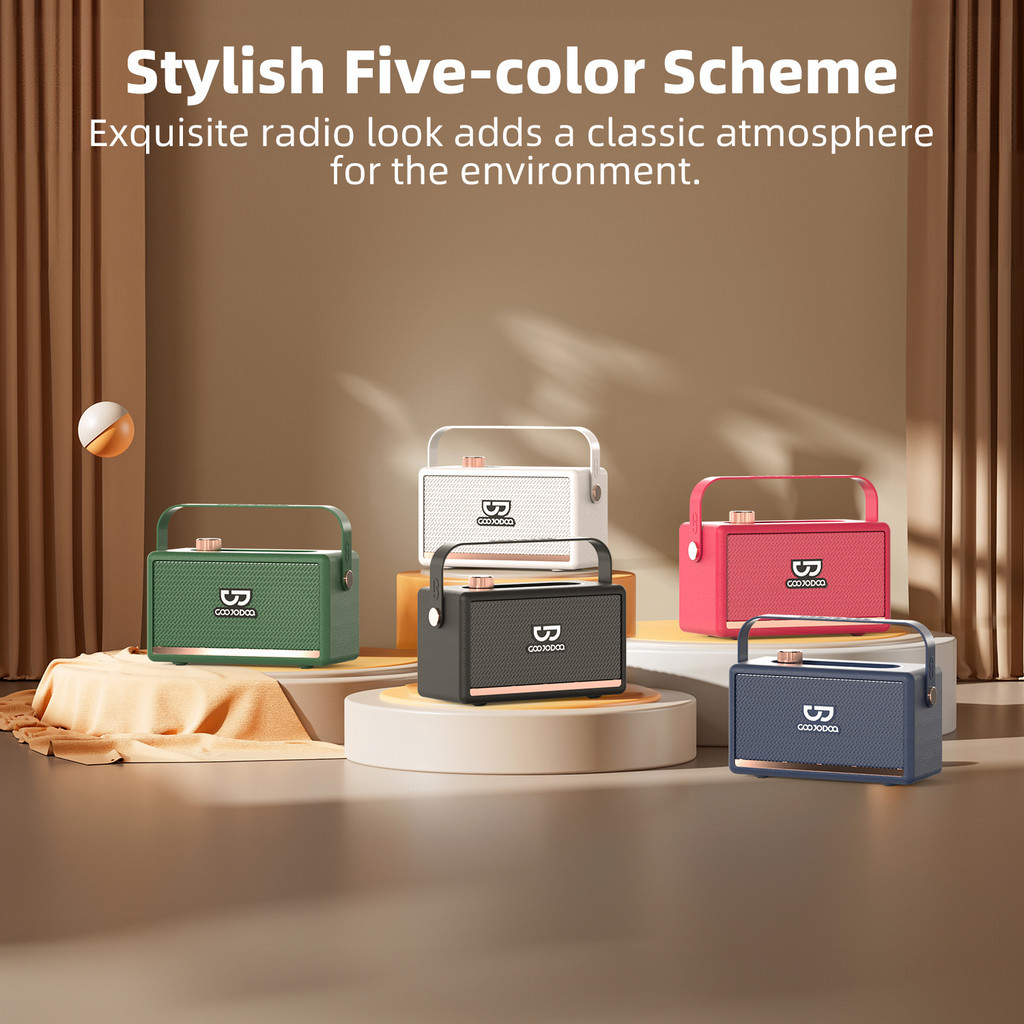Loa Bluetooth không dây Goojodoq 5.3 Âm thanh nổi hai chiều Hỗ trợ cuộc gọi rảnh tay Thẻ TF Đĩa U | BigBuy360 - bigbuy360.vn