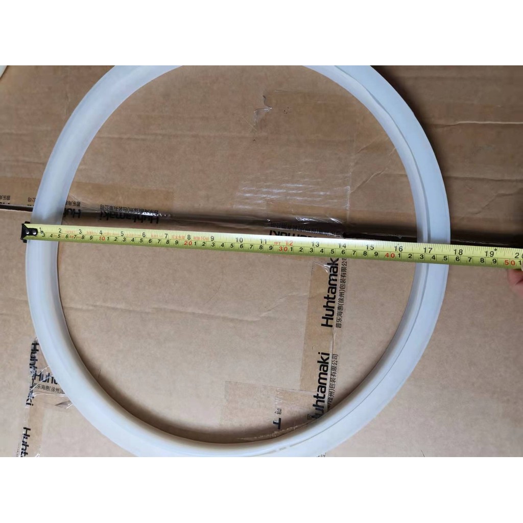 QSJZHY Heavy Duty DN450 18 "Miếng đệm silicon vệ sinh cho mặt bích Bình sữa cống Niêm phong vòng máy