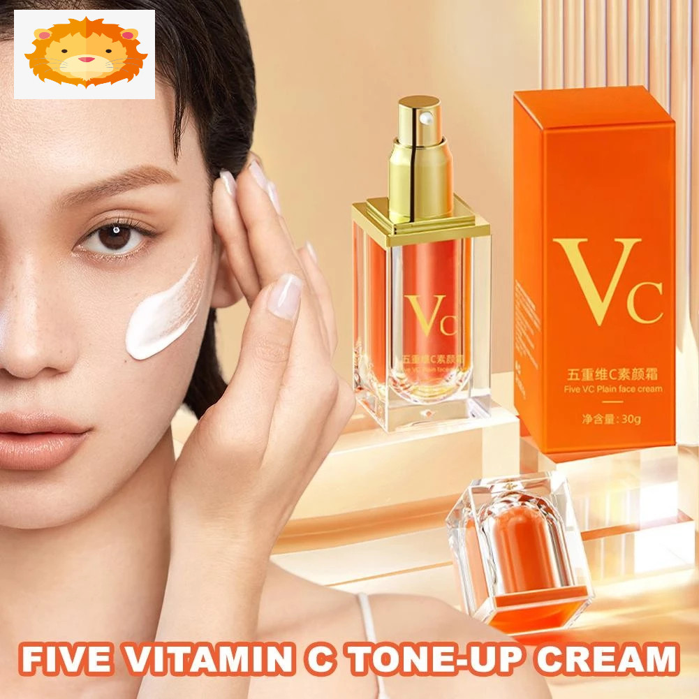 Bedivar Vitamin C Kem che khuyết điểm lõi tự nhiên Kem lót trang điểm dưỡng ẩm