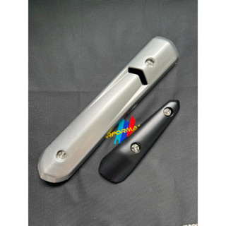  che pô Spark màu bạc gắn pô Sirius kèm ốc salaya gắn che pô 