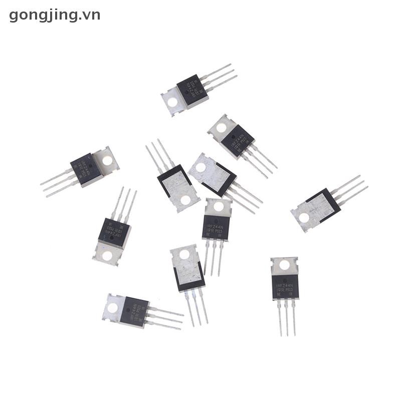 Gongjing 10 Chiếc 55V 49A IRFZ44N IRFZ44 Điện Transistor MOSFET N-Channel VN