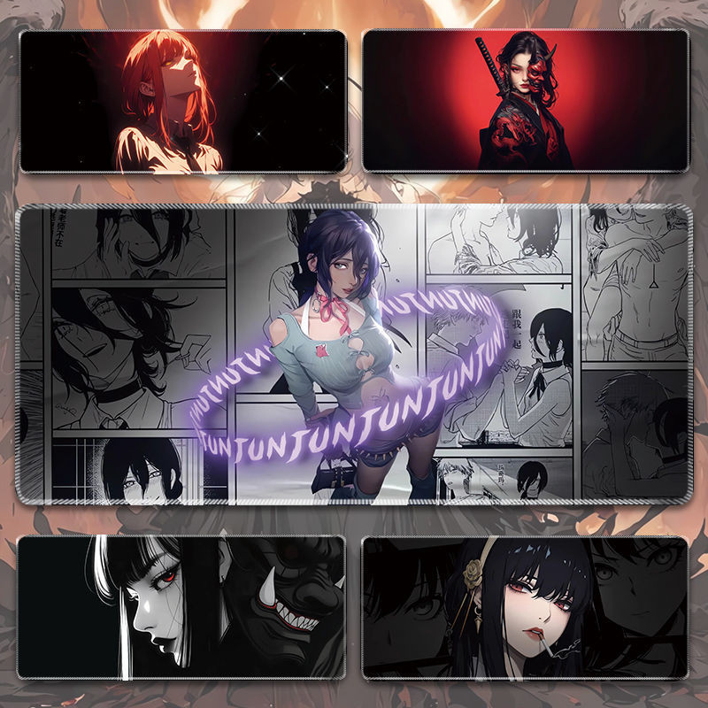 Anime Mouse Pad Super Large Wallpaper Same Style Desk Pad Game Secondary Computer Keyboard Pad w8Ux