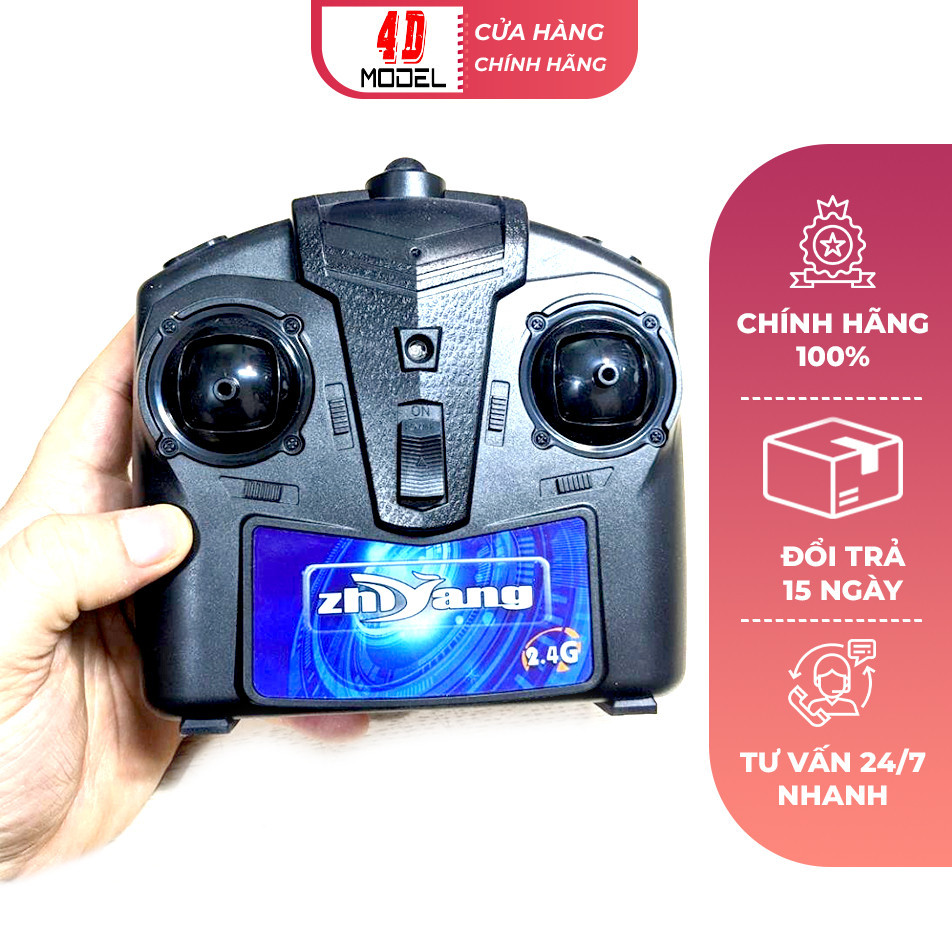 Điều Khiển & Mạch Thu Sóng Máy Bay Điều Khiển Zy740 Hàng Zin & Mới Đi Kèm Máy Bay - 4DMODEL