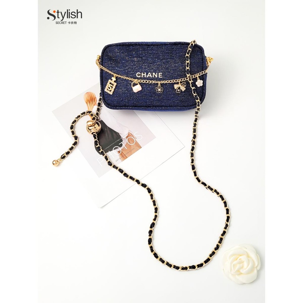 Thích Hợp Cho Chanel Túi Son Môi Biến Đổi Dây Xích Chanel Túi Đựng Mỹ Phẩm Dây Xích Da Tự Làm Nhỏ Qu