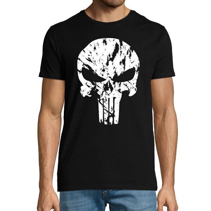 Áo thun nam Marvel Daredevil Punisher style grunge