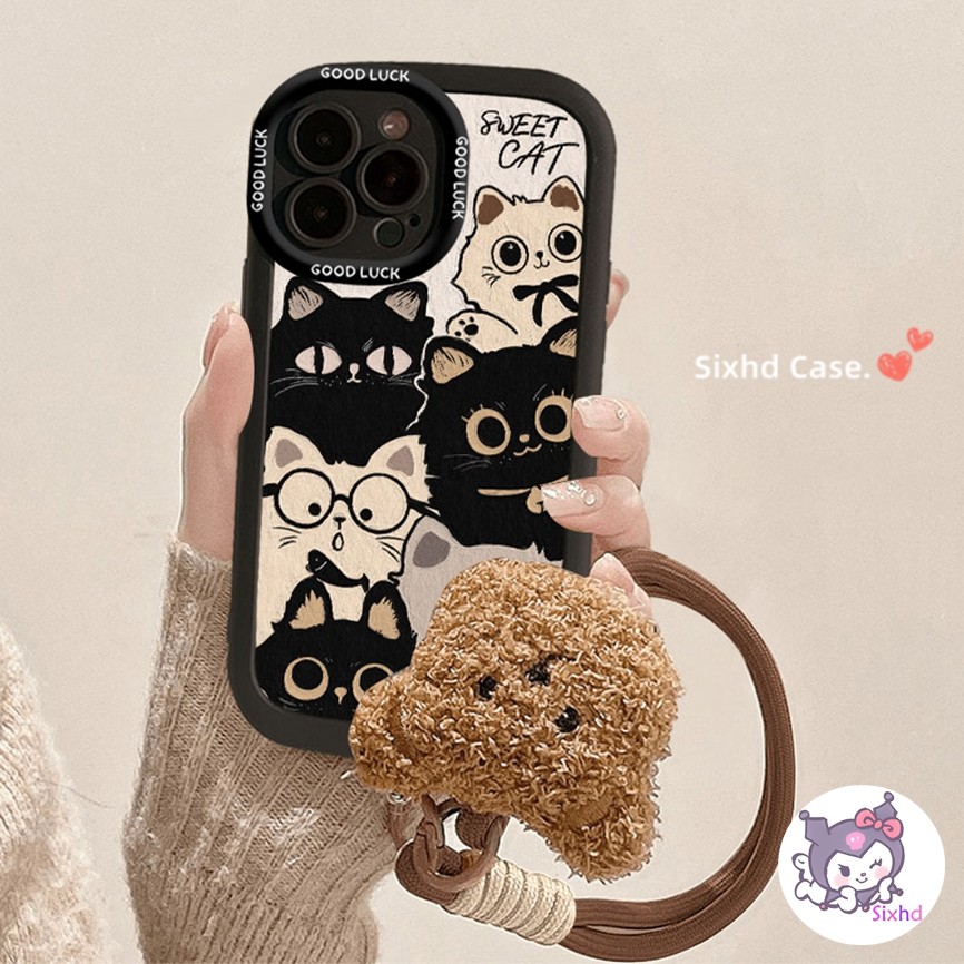 Ốp Lưng Samsung A23 A05s A05 A12 A06 A15 A16 A53 A35 A13 A14 A50 A50s A32 A24 A25 A34 A33 A30s A22 A51 A54 A03s M12 M15 M16 Ốp Điện Thoại Silicon Hoạt Hình Lucky Puppy Bìa Mềm