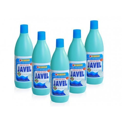 [Giao HCM] 1 thùng (12 chai) nước tẩy javel 1 lít, nước tẩy trắng quần áo javel, nước tẩy đa năng