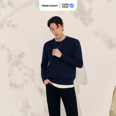 Áo len dệt Jacquad nam Metagent MS 58E4100