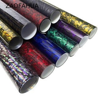  Nhãn dán thân xe máy ZAOFAHUA Phim Vinyl sợi Carbon có độ bóng cao bằng sợi Carbon rèn Hiệu ứng mờ thời trang   6D 50x30CM Đề can dán xe máy cho xe máy DIY 