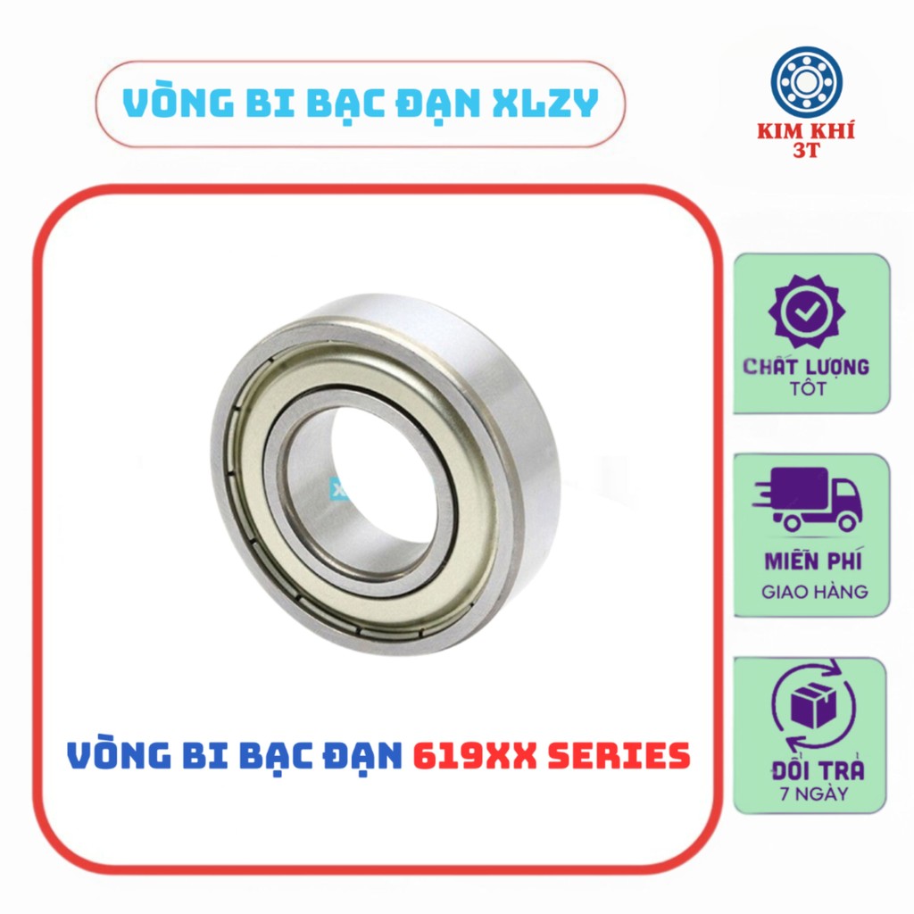 Vòng bi bạc đạn cầu mỏng 61900 61901 61902 61903 61904 61905 61906ZZ phớt kim loại - Chính hãng XLZY
