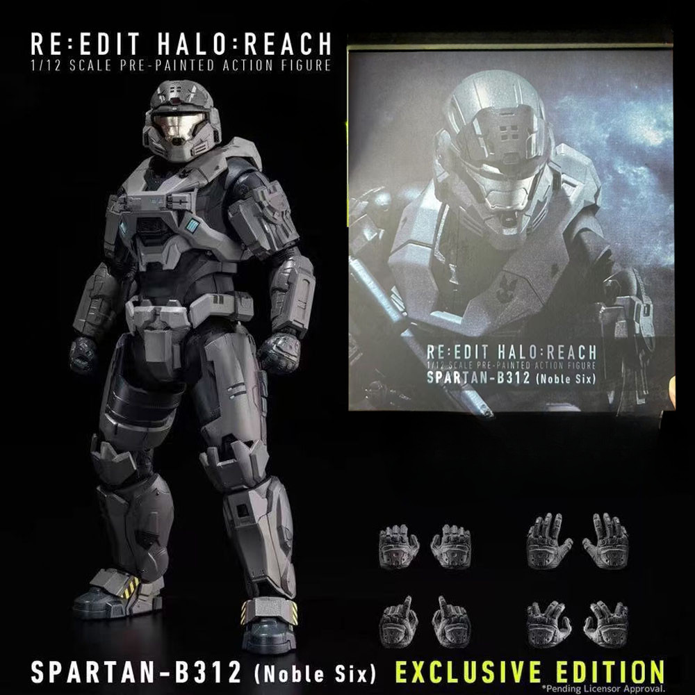 Nhân vật hành động Halo Sentinel Spartan-B312 Noble Six