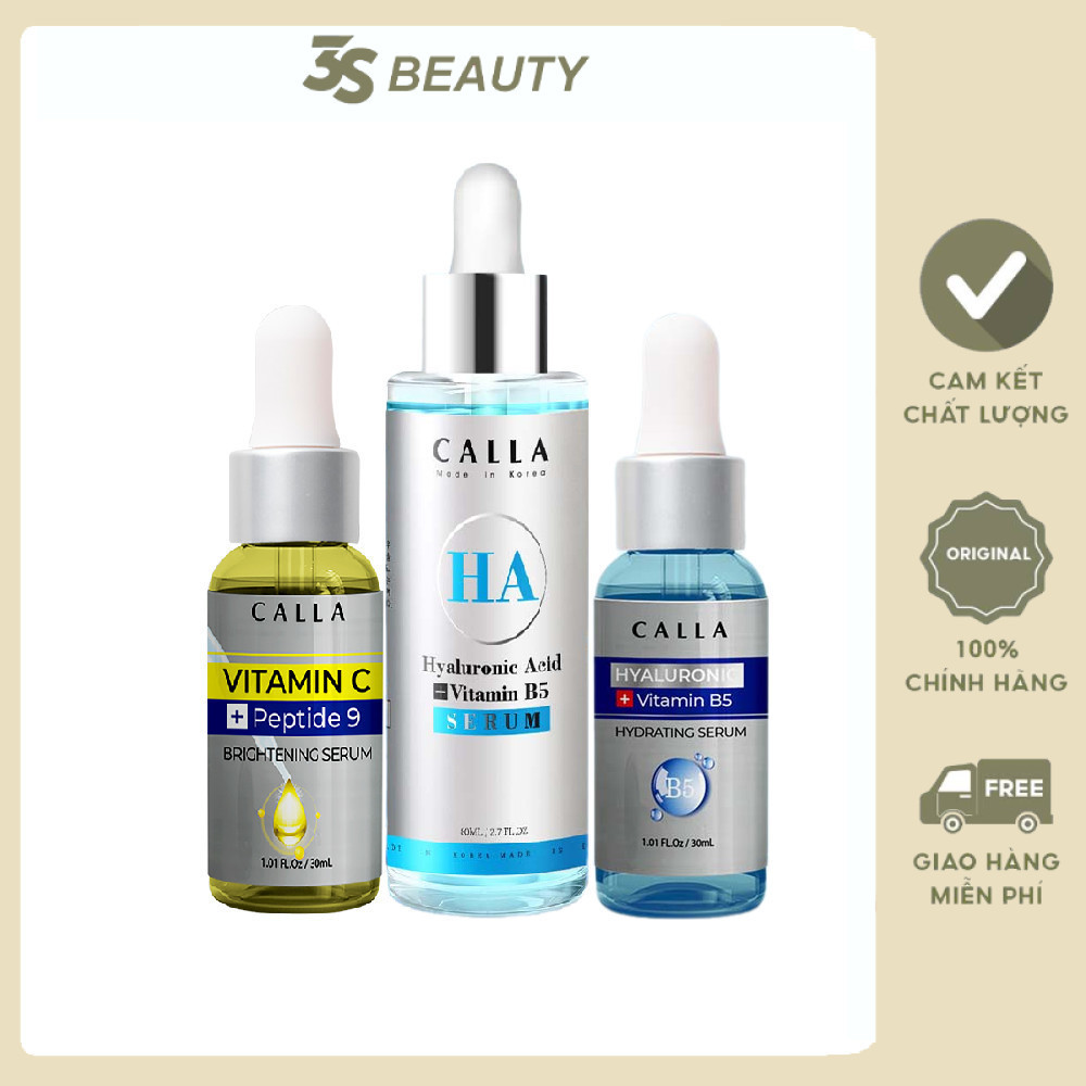 Serum HA & Vitamin B5/Vitamin C & Peptide 9 Calla 30ml