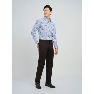 Quần khaki 0ly VIETTIEN SMART CASUAL vải poly phom regular fit VT00000266