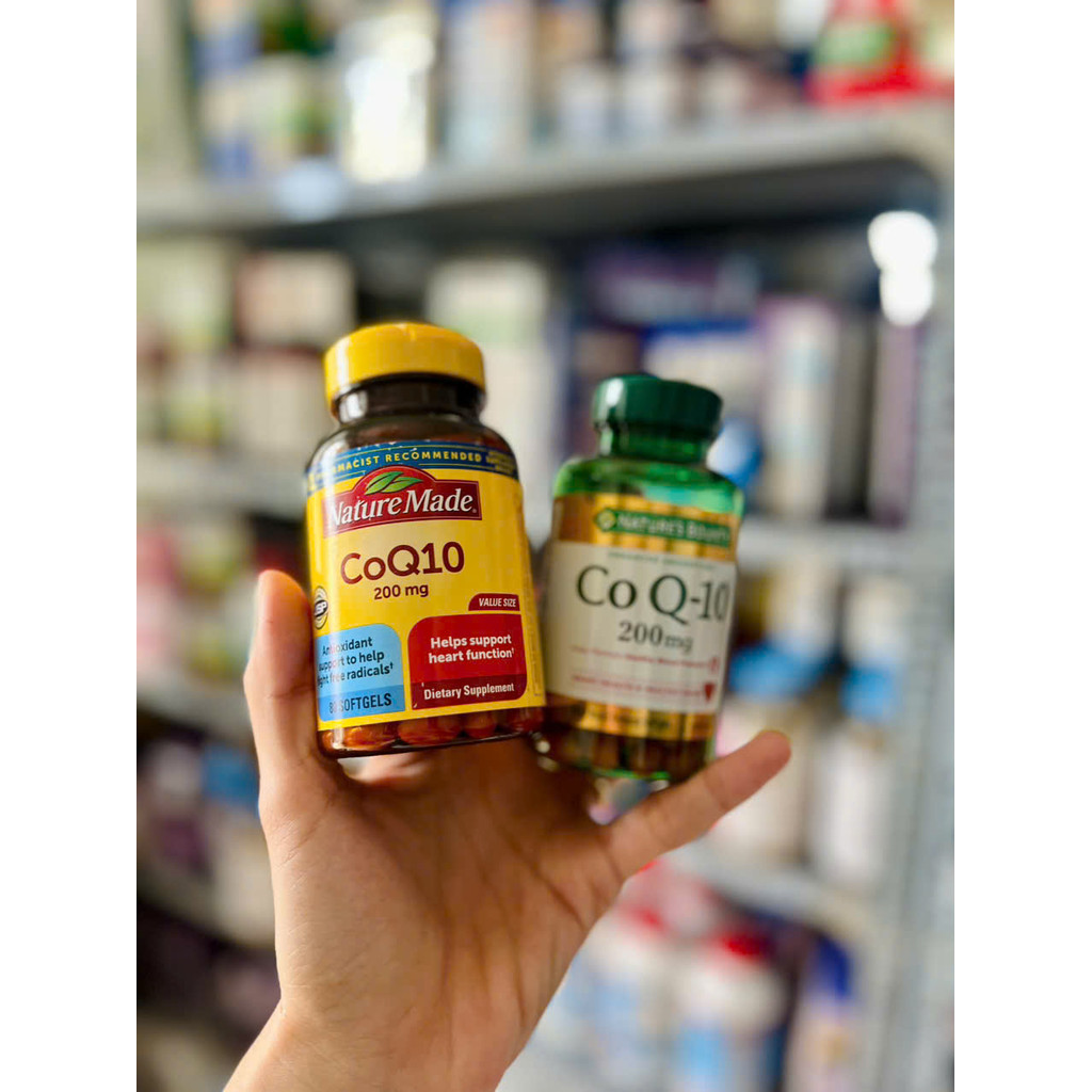 Viên bổ tim mạch CoQ10 Nature Made HÀNG CHUẨN MỸ