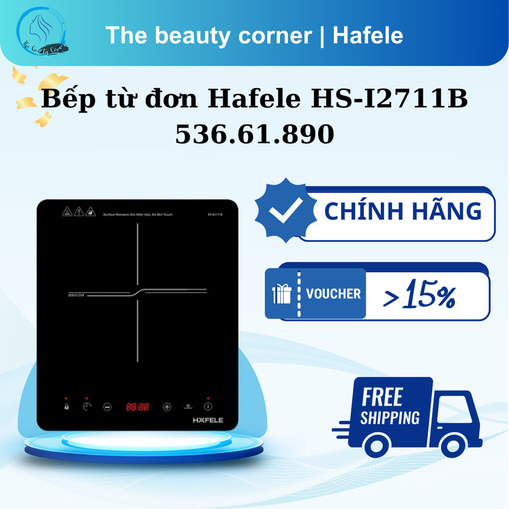 [TẶNG NỒI LẨU] Bếp từ đơn Hafele HS-I2711B 536.61.890 - Hàng chính hãng - Bảo hành 12 tháng
